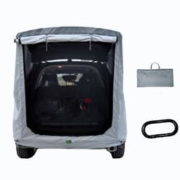 image-Car Trunk Extension Tent At The Rear Of The Car