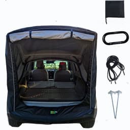 image-Car Trunk Extension Tent At The Rear Of The Car