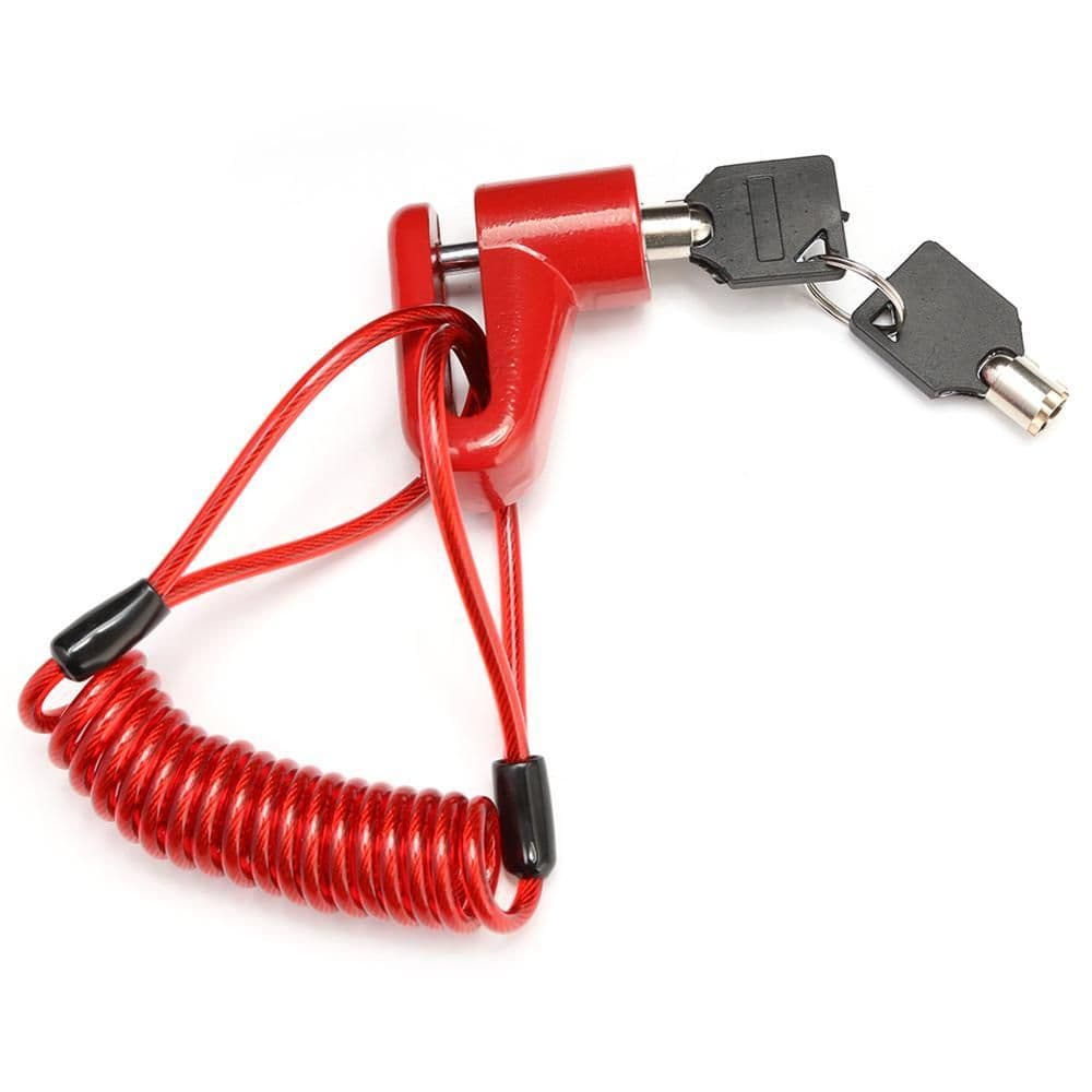 image-Scooter lock Anti-Theft Disc Brakes Lock with Steel Wire for Xiaomi M365 Electric Scooter Skateboard Wheels Lock Disc Brake