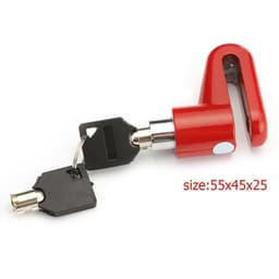 image-Scooter lock Anti-Theft Disc Brakes Lock with Steel Wire for Xiaomi M365 Electric Scooter Skateboard Wheels Lock Disc Brake
