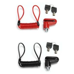 image-Scooter lock Anti-Theft Disc Brakes Lock with Steel Wire for Xiaomi M365 Electric Scooter Skateboard Wheels Lock Disc Brake