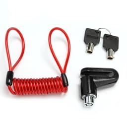 image-Scooter lock Anti-Theft Disc Brakes Lock with Steel Wire for Xiaomi M365 Electric Scooter Skateboard Wheels Lock Disc Brake