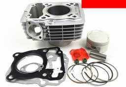 image-Set Of Cylinder SDH150-A B C Cylinder Piston Piston Ring Cylinder Gasket Sleeve Cylinder