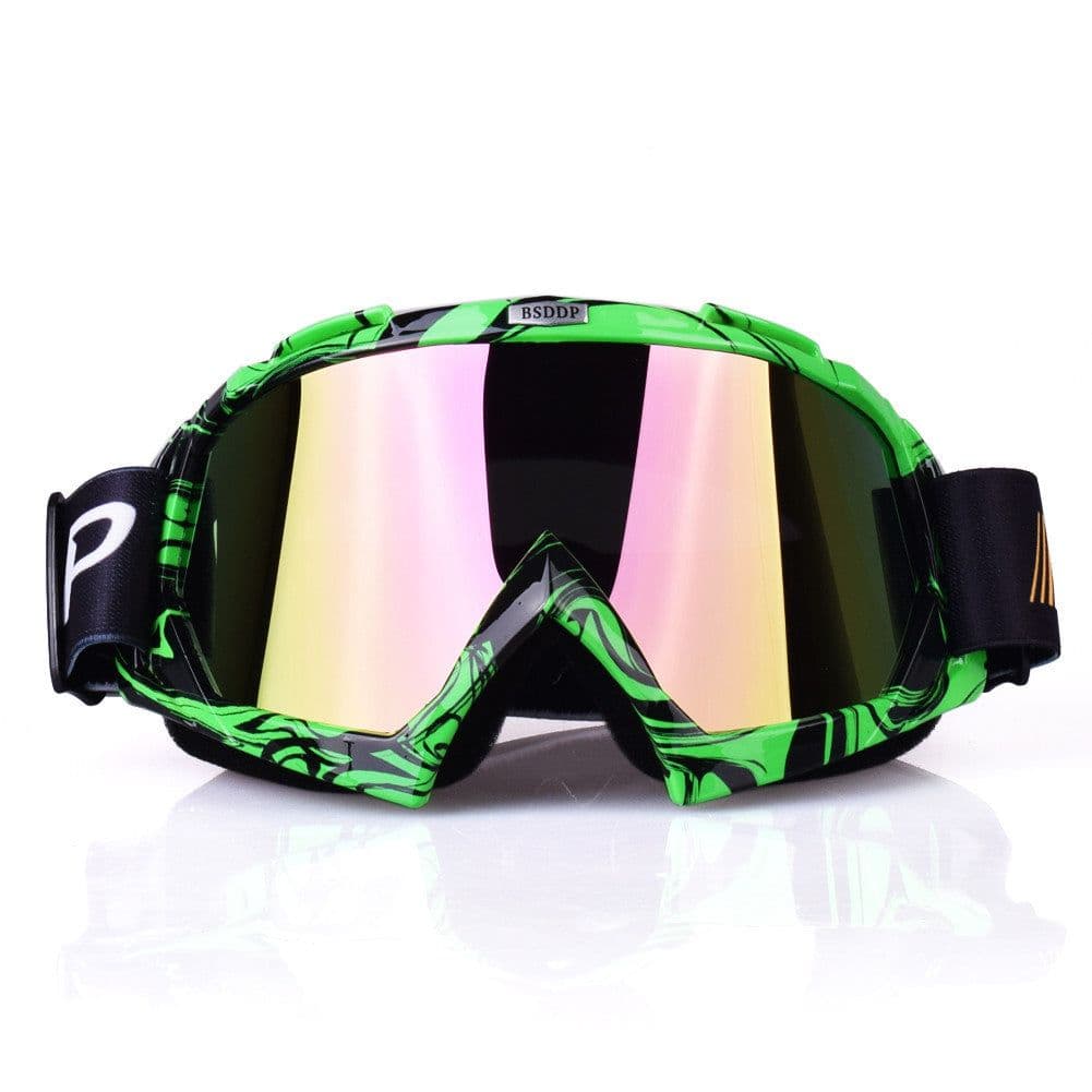 image-Motorcycle Riding Anti-fall Goggles Off-road Vehicle Racing Helmet Goggles Wind And Sand Ski Glasses