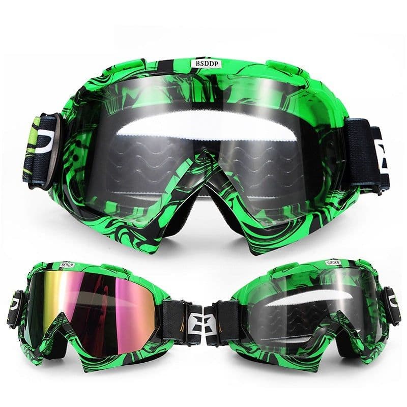 image-Motorcycle Riding Anti-fall Goggles Off-road Vehicle Racing Helmet Goggles Wind And Sand Ski Glasses