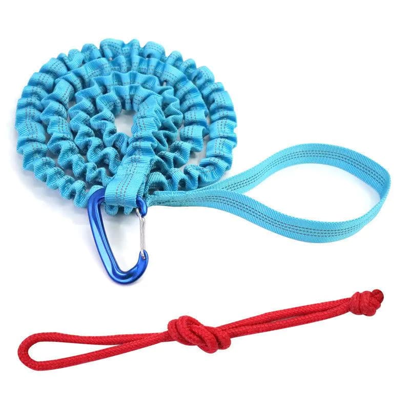 image-Bicycle Elastic Traction Rope Parent-child Pull Traction Rope Children's Mountain Bike Bicycle Elastic Tow Rope