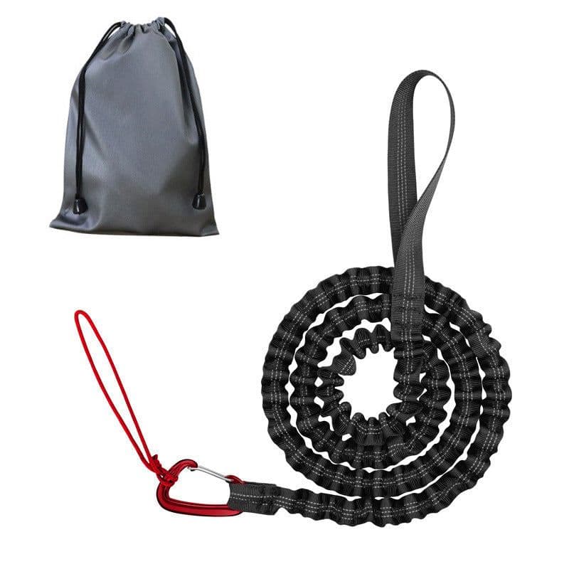image-Bicycle Elastic Traction Rope Parent-child Pull Traction Rope Children's Mountain Bike Bicycle Elastic Tow Rope