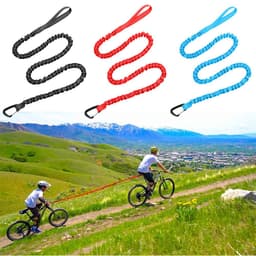 image-Bicycle Elastic Traction Rope Parent-child Pull Traction Rope Children's Mountain Bike Bicycle Elastic Tow Rope