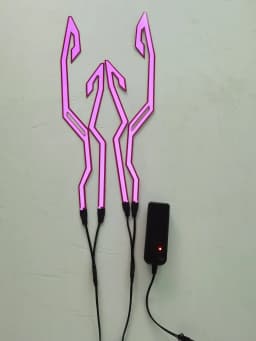 image-Luminous Helmet Strip Motorcycle Helmet Light Strip Led Helmet Light Strip Cold Light Strip