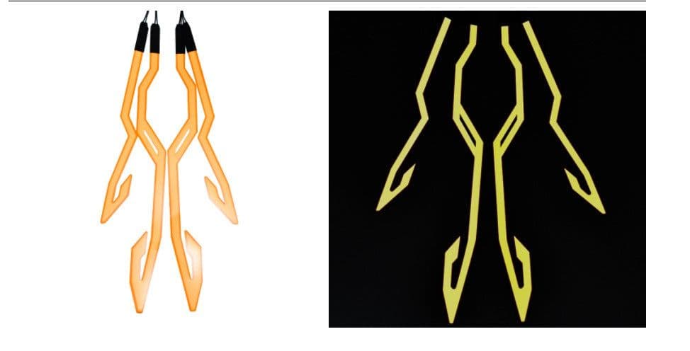 image-Luminous Helmet Strip Motorcycle Helmet Light Strip Led Helmet Light Strip Cold Light Strip