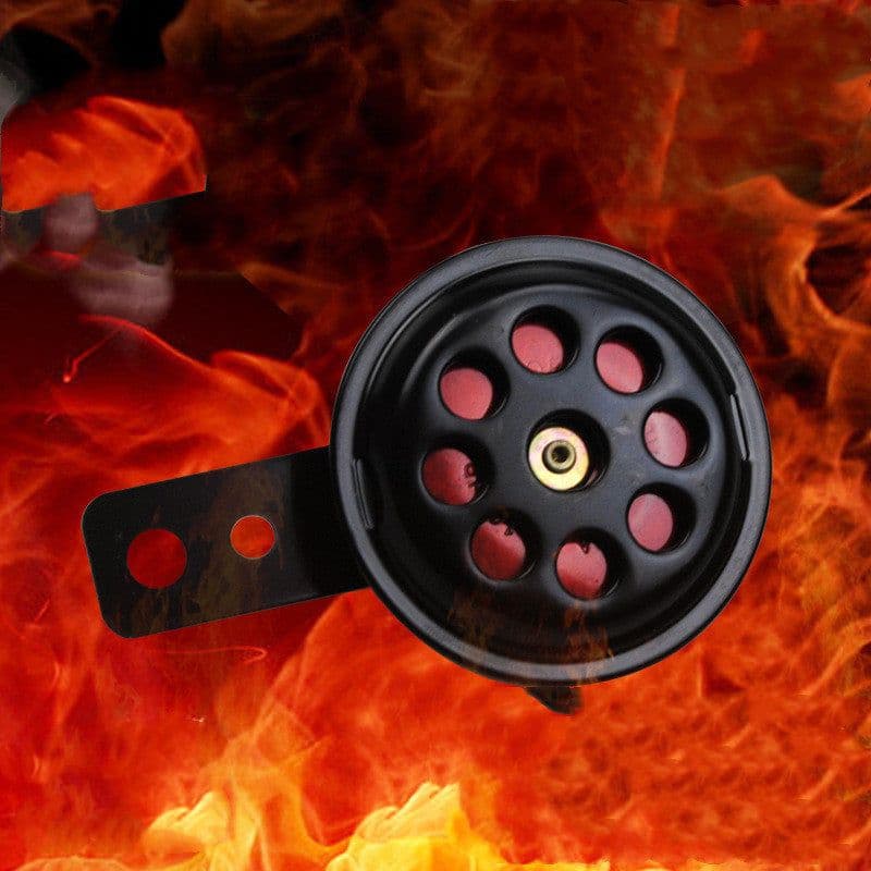 image-Fast Locomotive Motorcycle Electric Car Universal 12v Electric Horn Mesh Loud Sound