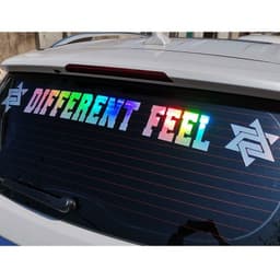 image-Car Rear Reflective Personality Car Stickers Front Windshield Decals