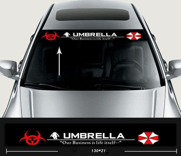 image-Car Rear Reflective Personality Car Stickers Front Windshield Decals