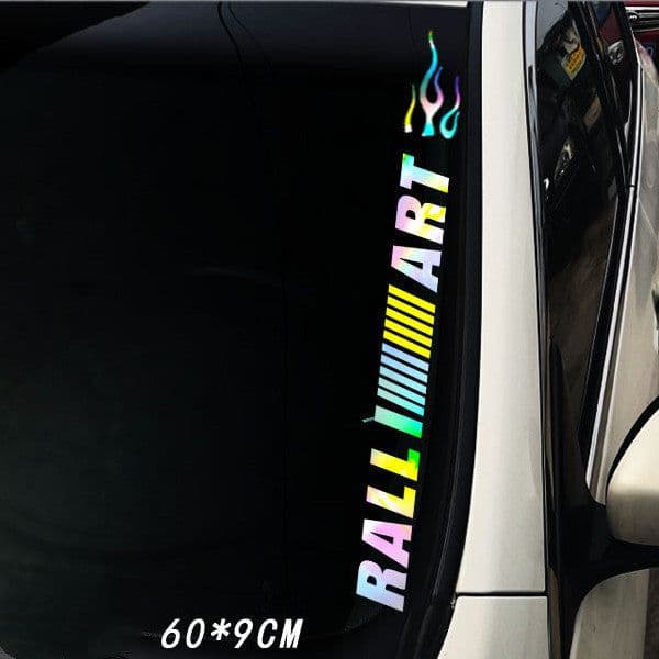 image-Car Rear Reflective Personality Car Stickers Front Windshield Decals