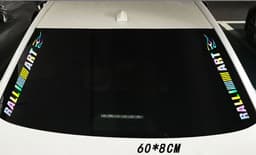 image-Car Rear Reflective Personality Car Stickers Front Windshield Decals