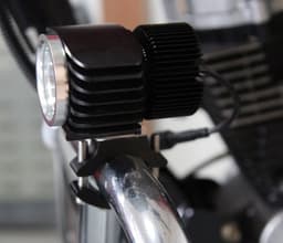 image-Motorcycle Led Spotlight Tube Clamp Bumper Bracket Electric Vehicle Aluminum Alloy Fixing Frame