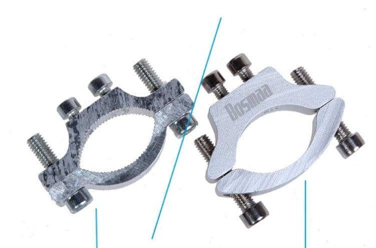 image-Motorcycle Led Spotlight Tube Clamp Bumper Bracket Electric Vehicle Aluminum Alloy Fixing Frame