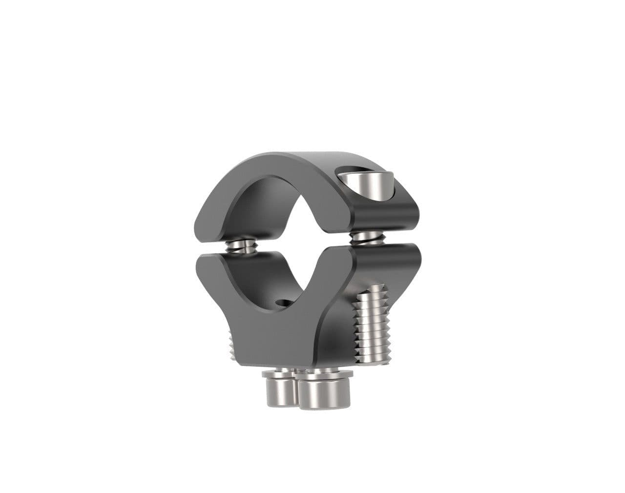 image-Motorcycle Led Spotlight Tube Clamp Bumper Bracket Electric Vehicle Aluminum Alloy Fixing Frame