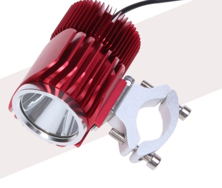 image-Motorcycle Led Spotlight Tube Clamp Bumper Bracket Electric Vehicle Aluminum Alloy Fixing Frame