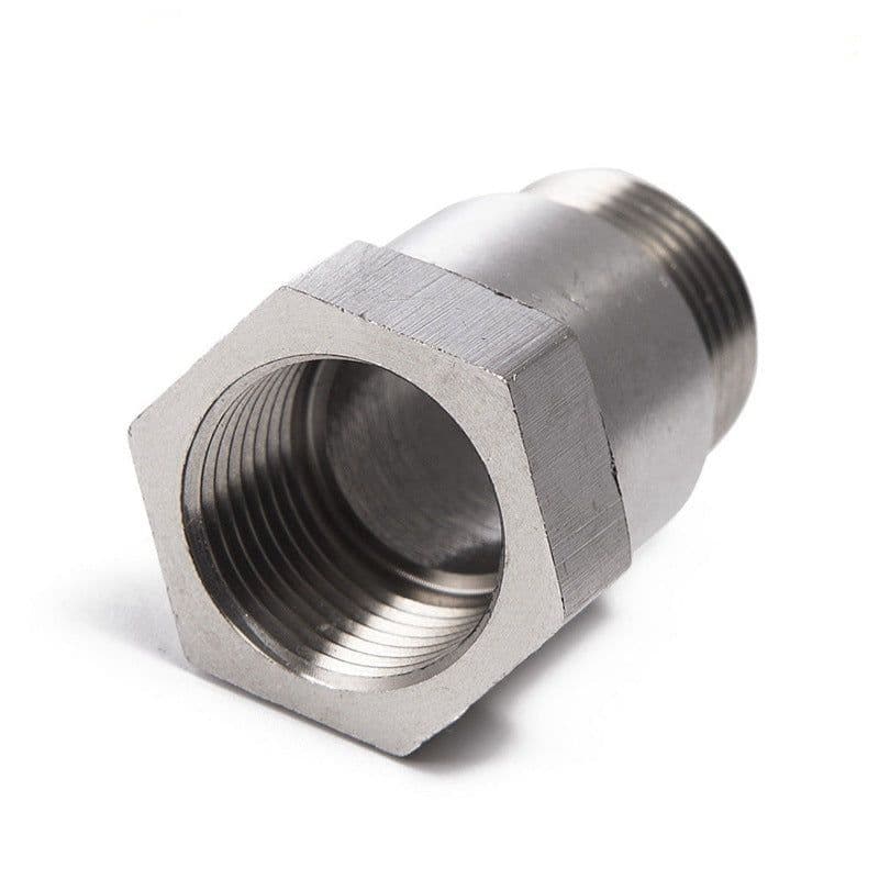 image-Oxygen Test Sensor Extension Tube Adapter Gasket M18 X 1.5 Bung Motorcycle
