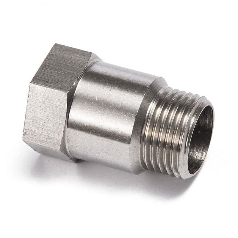 image-Oxygen Test Sensor Extension Tube Adapter Gasket M18 X 1.5 Bung Motorcycle