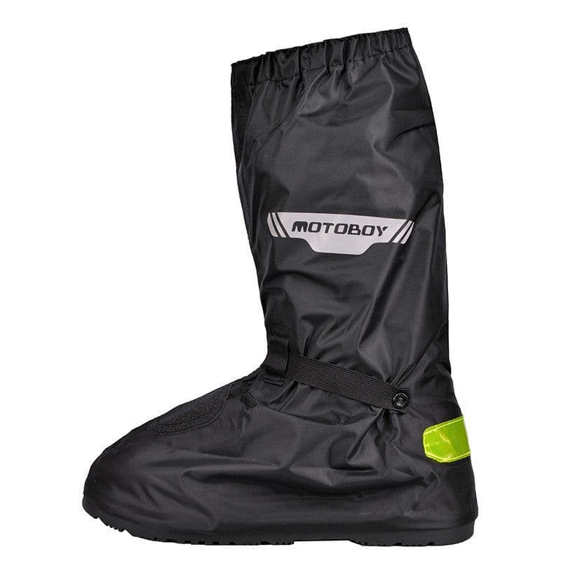 image-Reflective High Tube Motorcycle Rainproof Shoe Cover Waterproof
