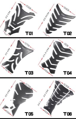 image-5D Real Carbon Brazing Protection Suit Motorcycle Fish Bone Paste
