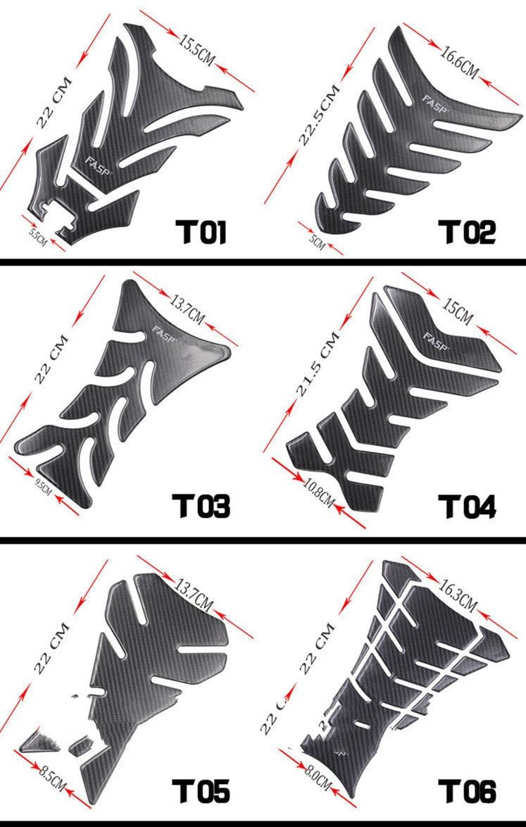 image-5D Real Carbon Brazing Protection Suit Motorcycle Fish Bone Paste