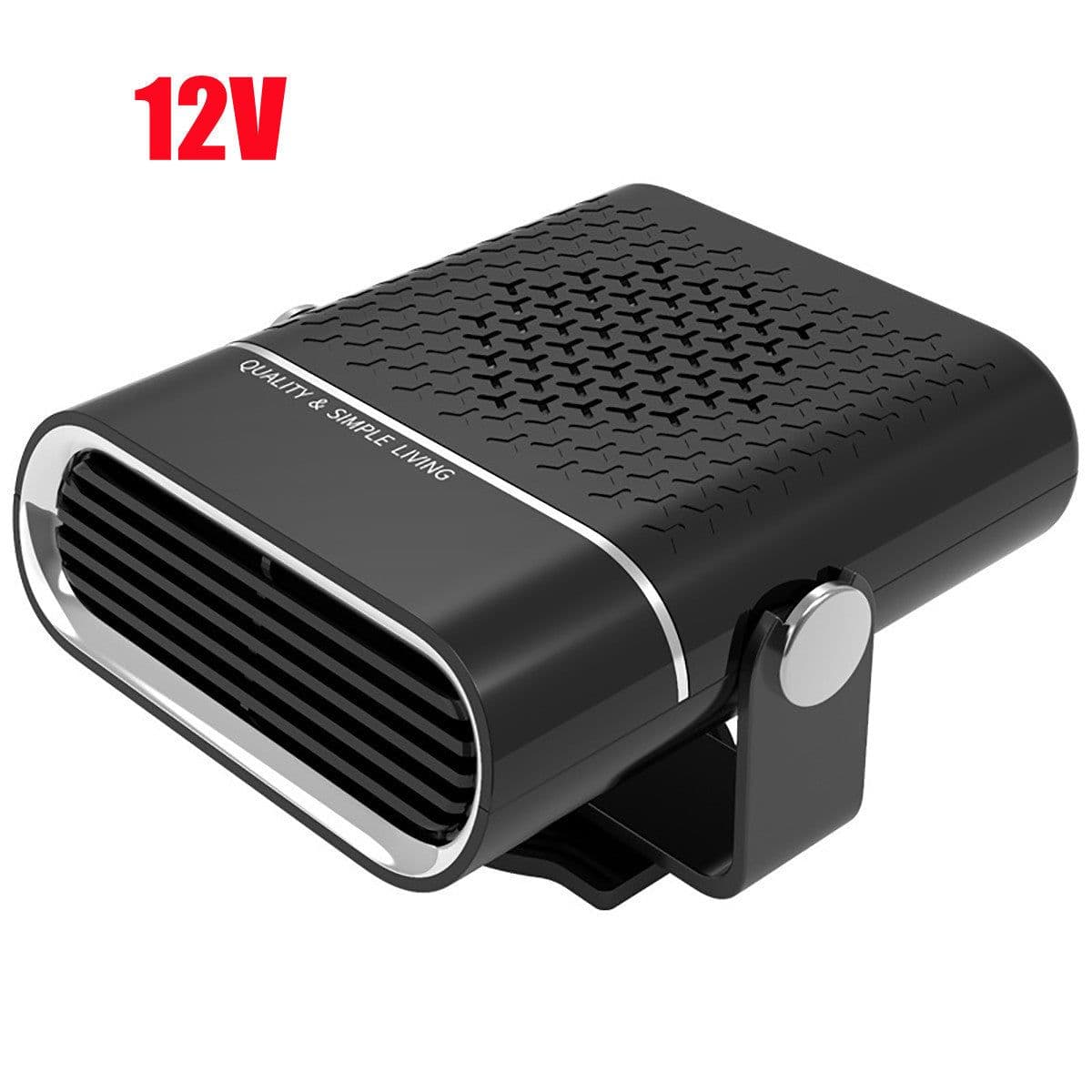 image-3 In 1 Car Heater Defogger Plug In Cigarette Lighter Mini Car Heater Defroster ABS Car Heaters Fan Defogger Anti-Fog