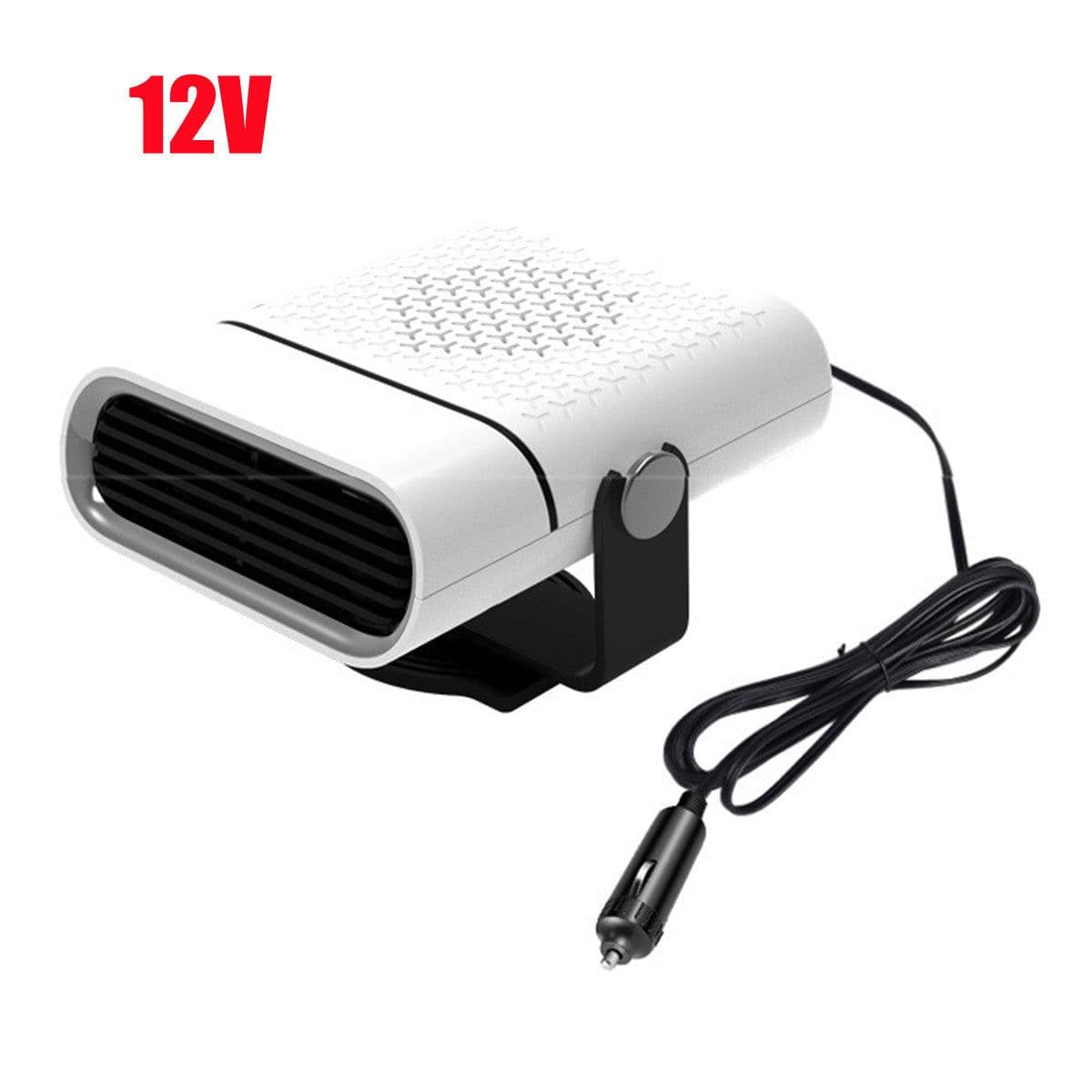 image-3 In 1 Car Heater Defogger Plug In Cigarette Lighter Mini Car Heater Defroster ABS Car Heaters Fan Defogger Anti-Fog
