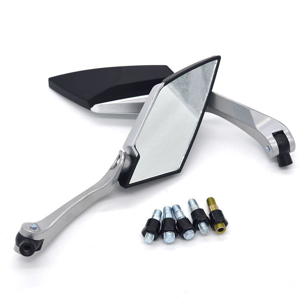 image-Rhombus Aluminum For Motorcycle Rearview Mirror