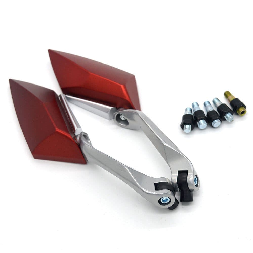 image-Rhombus Aluminum For Motorcycle Rearview Mirror