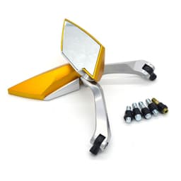 image-Rhombus Aluminum For Motorcycle Rearview Mirror