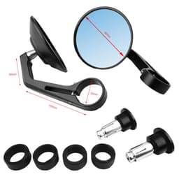 image-Handle Mirror Reflector Sports Car Rearvie CNC All Aluminum