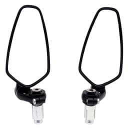 image-CNC Handlebar Rearview Modified Reversing Reflector With White Glass