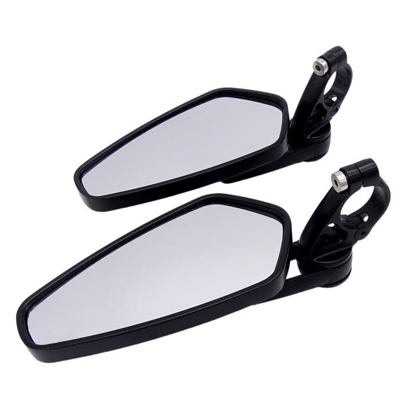 image-CNC Handlebar Rearview Modified Reversing Reflector With White Glass