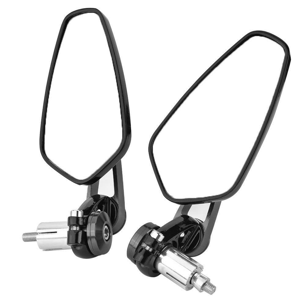 image-CNC Handlebar Rearview Modified Reversing Reflector With White Glass