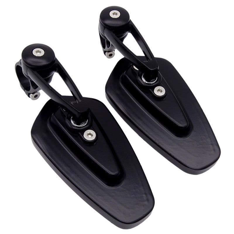 image-CNC Handlebar Rearview Modified Reversing Reflector With White Glass