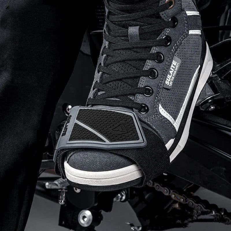 image-Motorcycle Gear Cover Non-slip Riding Shoe Rubber Widened And Wear-resistant