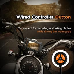 image-Motorcycle Locomotive Tachograph 3 Inch WIFI HD 1080P Whole Machine Waterproof Dual Lens GPS Recorder