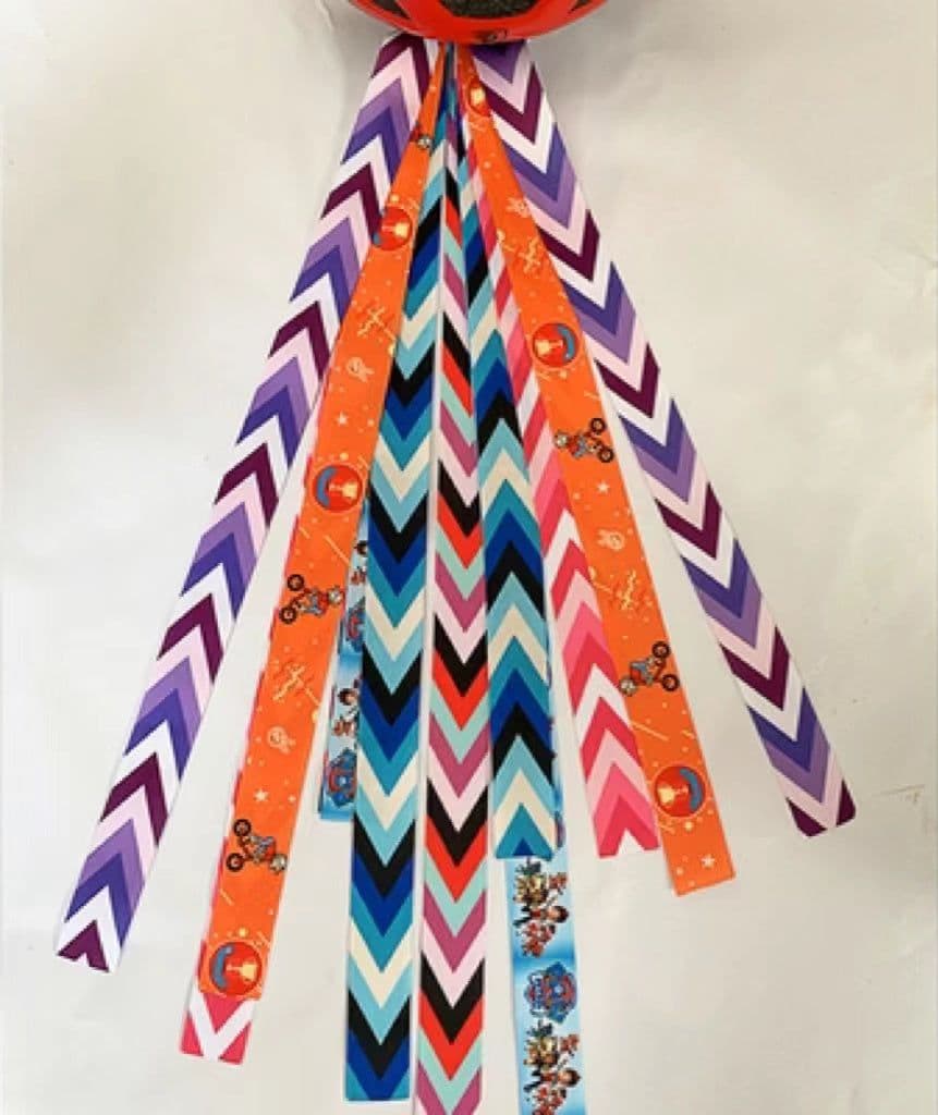 image-Roller Skating Balancing Car Ski Helmet Streamers Decorative Doll Ribbons Dirty Braids