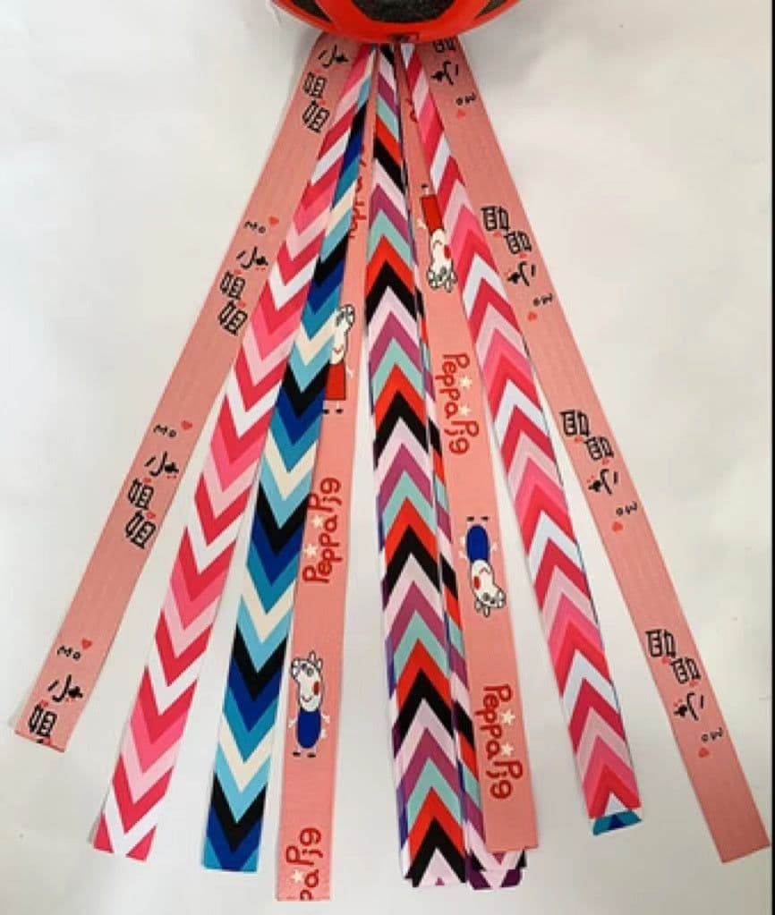 image-Roller Skating Balancing Car Ski Helmet Streamers Decorative Doll Ribbons Dirty Braids