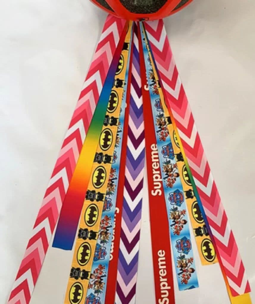 image-Roller Skating Balancing Car Ski Helmet Streamers Decorative Doll Ribbons Dirty Braids