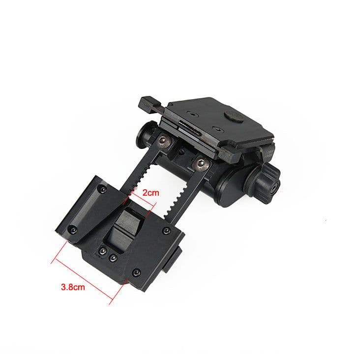 image-Metal Alloy L4 G24 NVG Fast Helmet Mount OPS Breakaway Base Strong Dark Earth