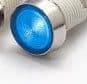 image-10mm Stainless Steel Edge Plastic Indicator Light Light With Wire Flat End Metal