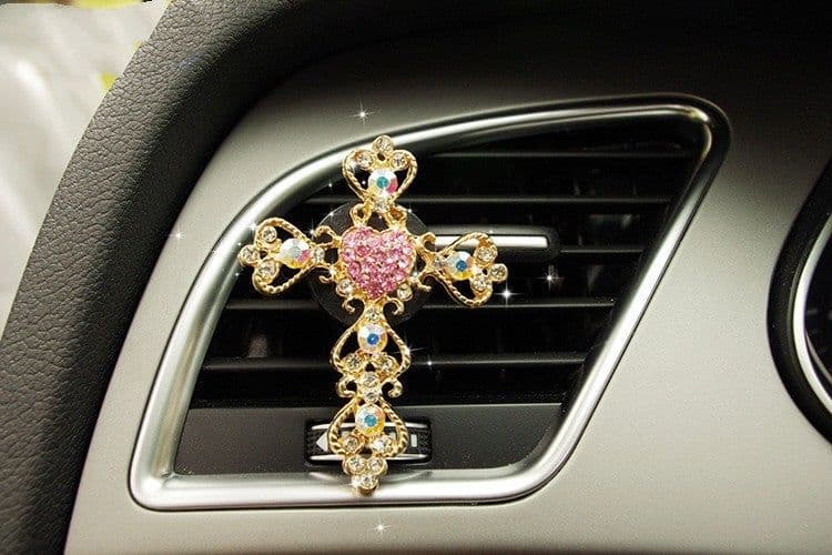 image-Cartoon Car Fragrance Car Interior Perfume Aromatherapy Female Car Supplies
