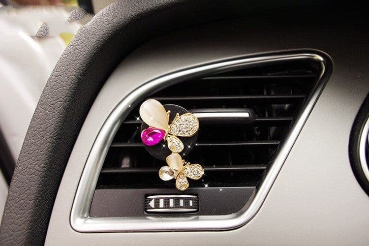 image-Cartoon Car Fragrance Car Interior Perfume Aromatherapy Female Car Supplies