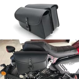 image-Motorcycle Swingarm Bag Side Saddlebag For Sportster