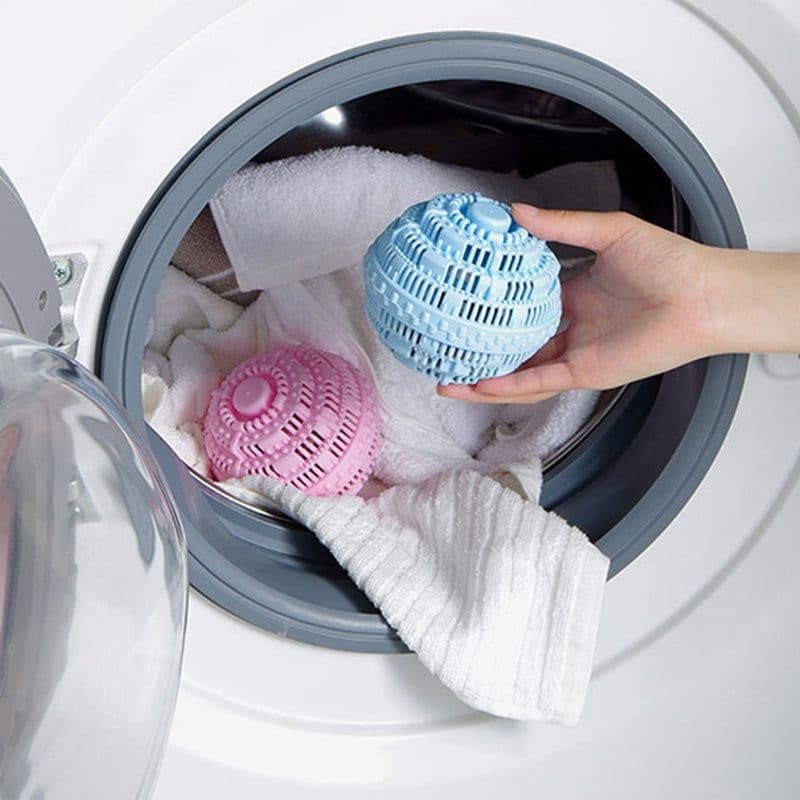 image-Laundry Ball Decontamination Anti-Winding Artifact Automatic Washing Clothes Cleaning Ball Large Anti-Knot Magic Washing Machine Ball