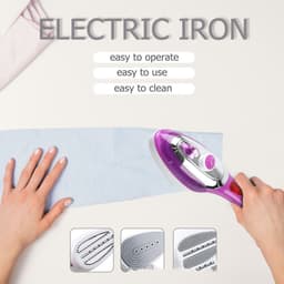 image-Household Electric Iron, Steam Iron, Handheld Garment Ironing Machine, Mini Electric Iron, Steam Brush, Portable Ironing Machine